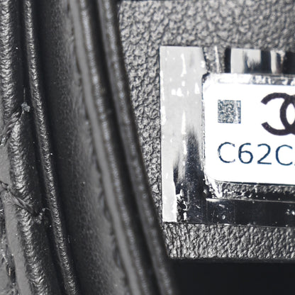 Chanel Calfskin Quilted CC Uniform Flap Belt Bag Black 8 of 11