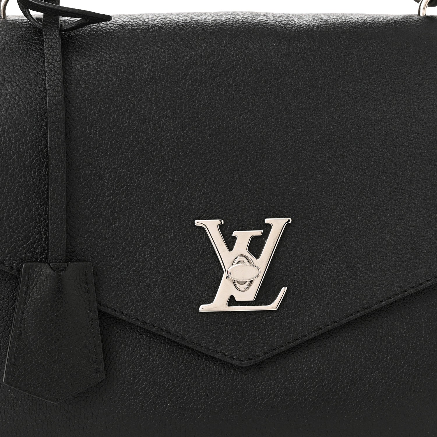 Louis Vuitton Soft Calfskin My Lockme Top Handle Black 7 of 12
