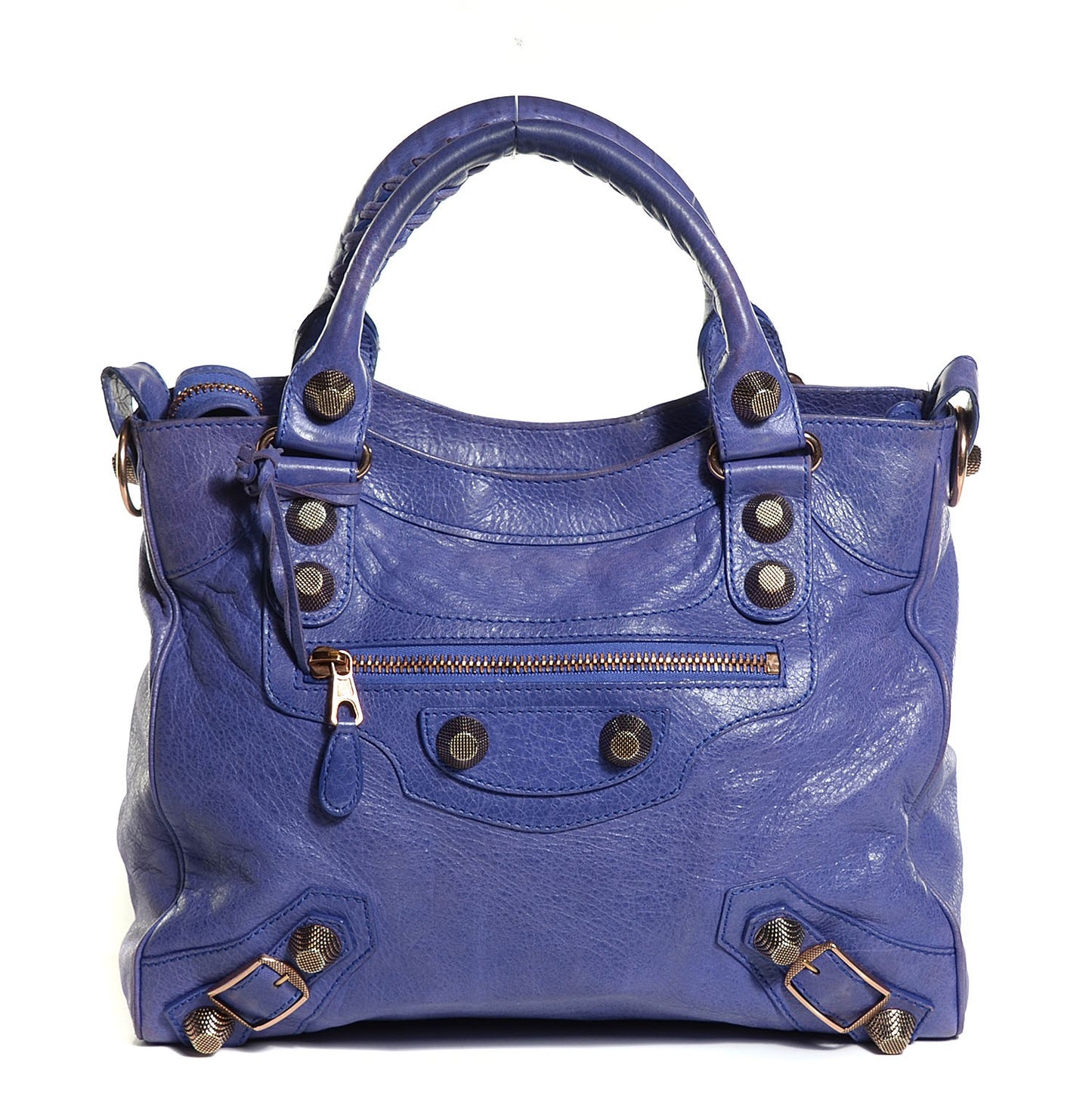 Agneau Giant 21 Rose Gold Hardware Velo Bleu Lavande