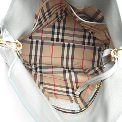 Burberry Grainy Calfskin Medium Cale Hobo Sky Blue 5 of 8