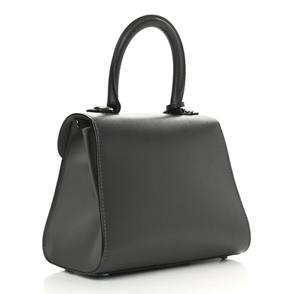 Delvaux Box Calfskin Mini Brillant Satchel Dark Grey 2 of 8