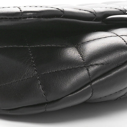 Chanel Calfskin Quilted CC Uniform Flap Belt Bag Black 10 of 11
