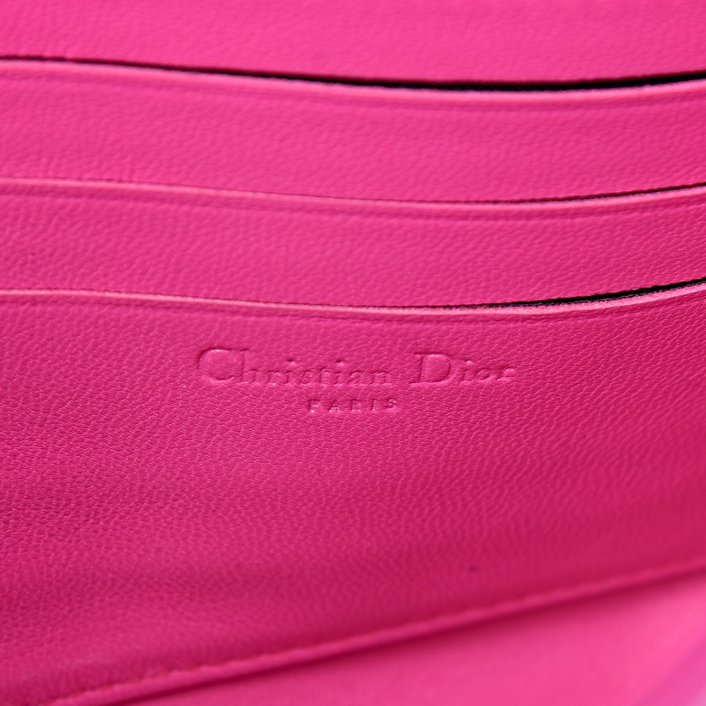 Lambskin Cannage New Lock Pouch Rose Sorbet