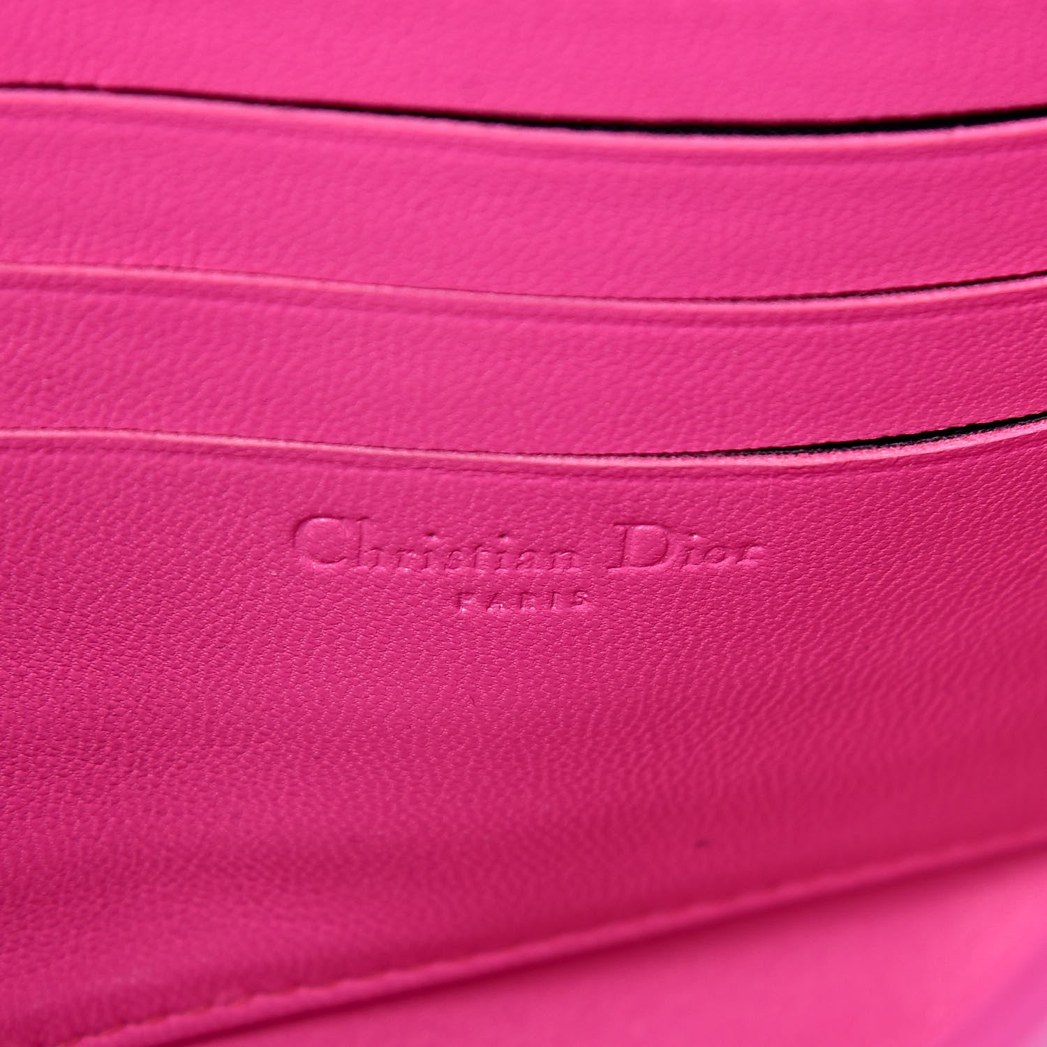 Christian Dior Lambskin Cannage New Lock Pouch Rose Sorbet 6 of 8