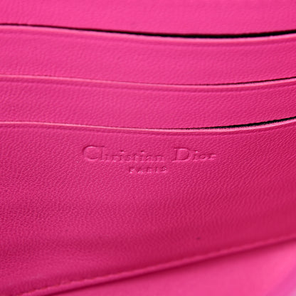 Christian Dior Lambskin Cannage New Lock Pouch Rose Sorbet 6 of 8