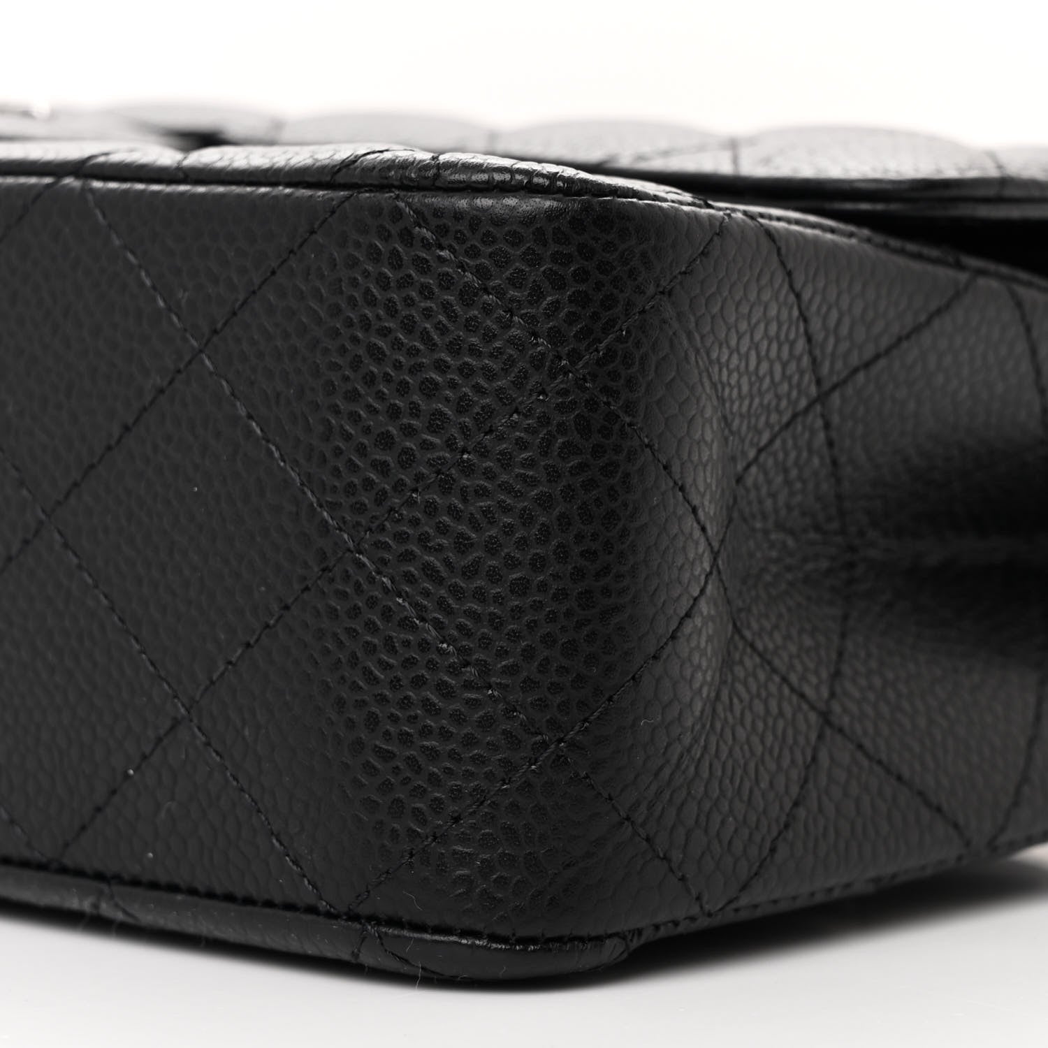 Chanel Caviar Quilted Medium Double Flap Black 10 of 11