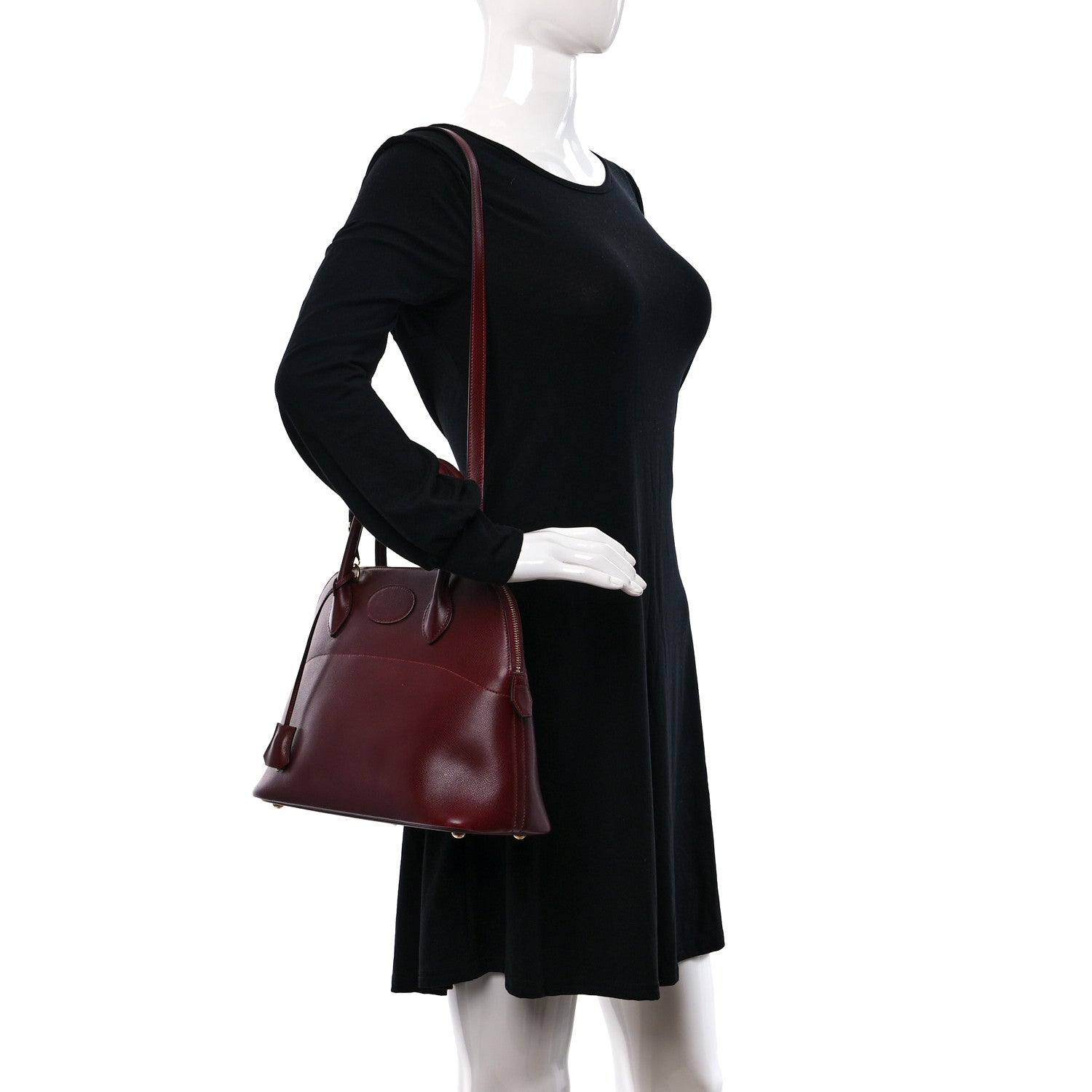 Hermes Veau Grain Lisse Bolide 31 Rouge H 2 of 10