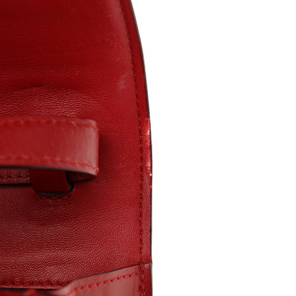 Celine Smooth Calfskin Small Classic Box Flap Bag Red 13 of 13