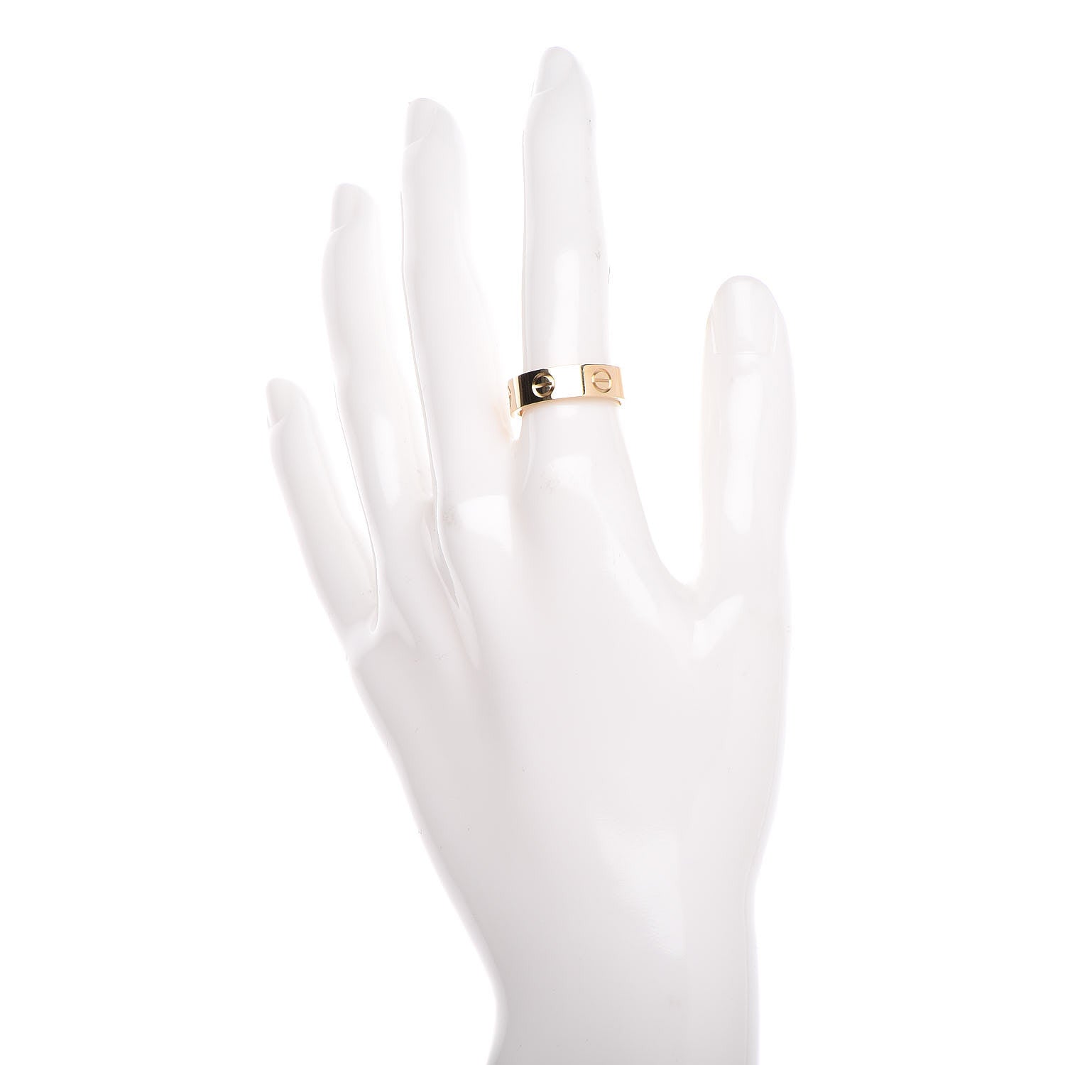 Cartier 18K Yellow Gold 5.5mm LOVE Ring 53 6.25 2 of 5