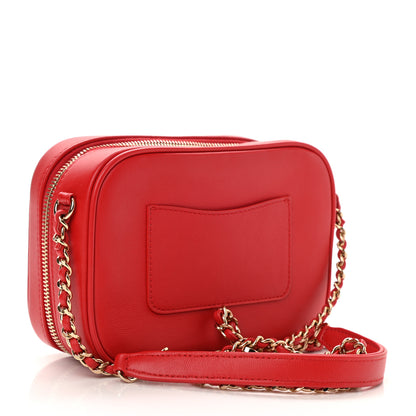 Chanel Lambskin CC Mania Camera Case Red 3 of 10