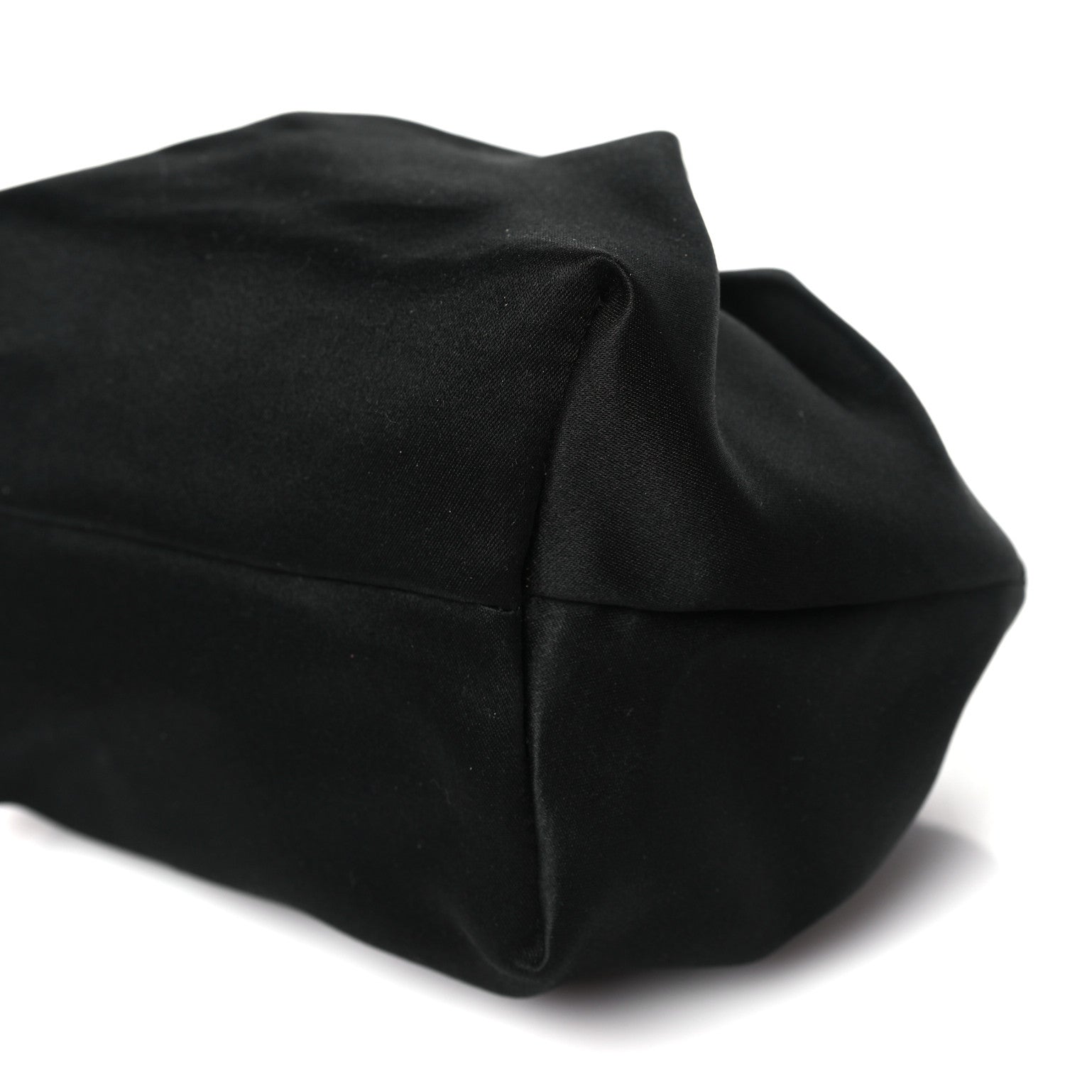 The Row Satin Micro Double Circle Bag Black 10 of 10