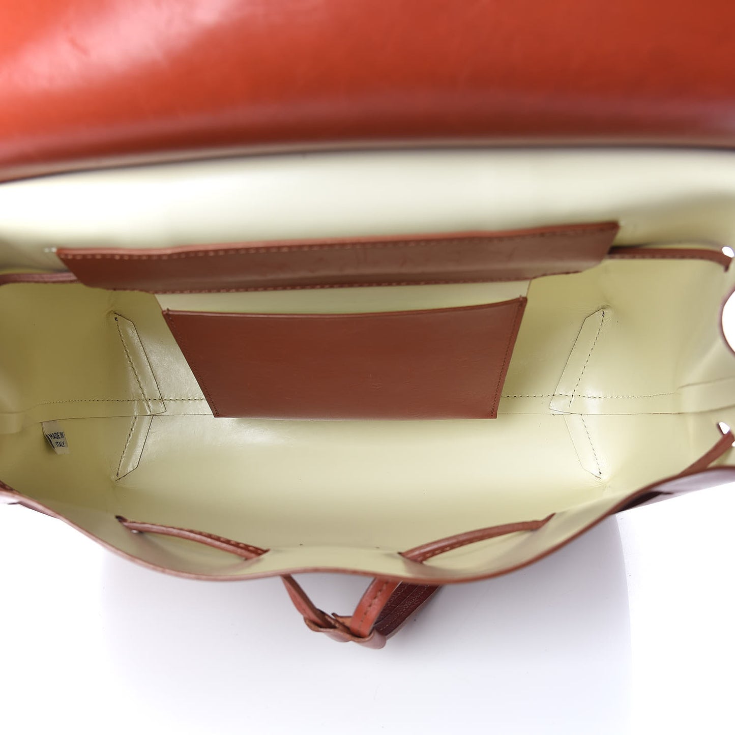 Calfskin Mini Lady Bag Brandy Cleo