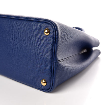 Prada Saffiano Cuir Medium Double Bag Inchiostro 5 of 9