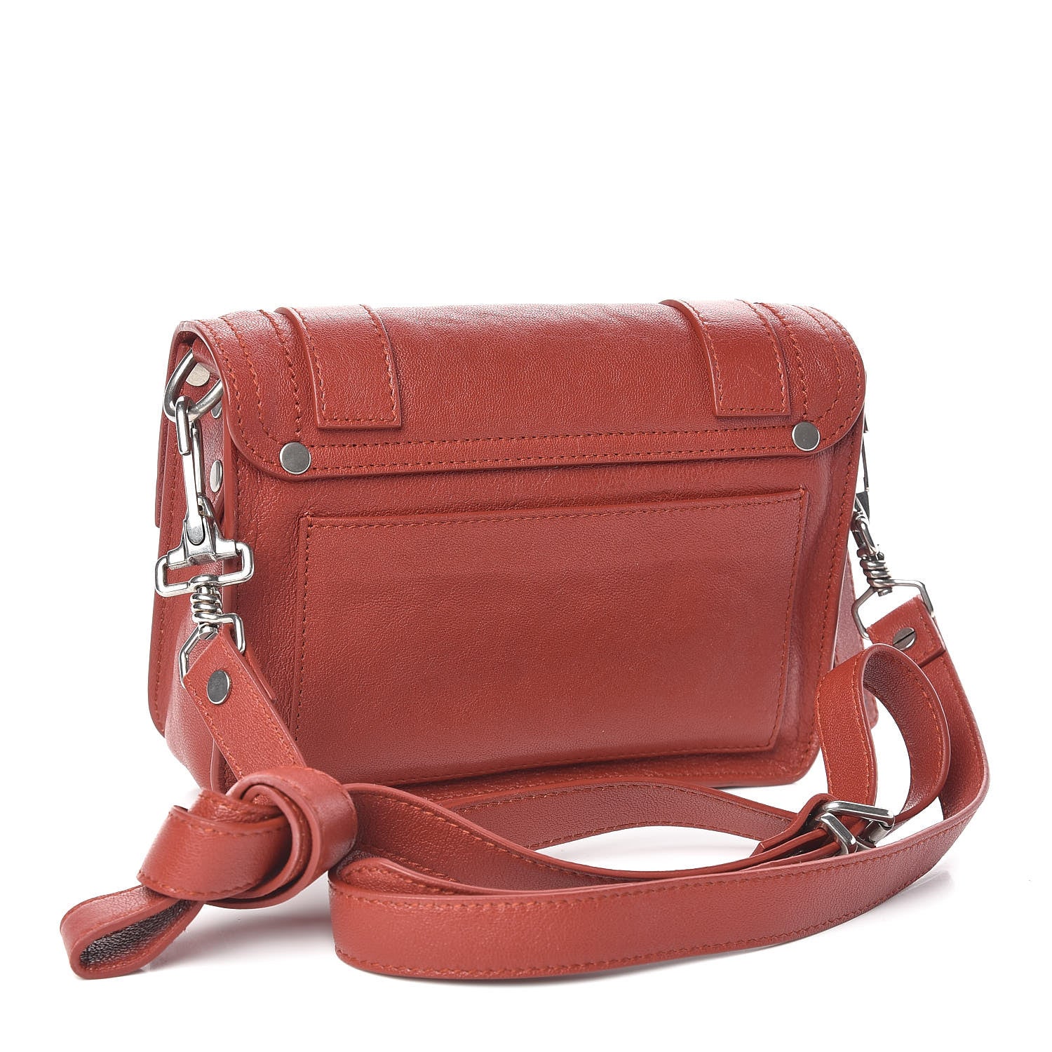 Proenza Schouler Lambskin PS1 Mini Crossbody Bag Rust 3 of 9