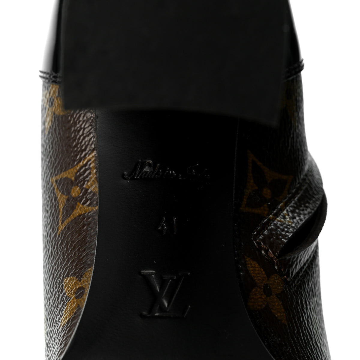 Louis Vuitton Patent Calfskin Monogram Star Trail Ankle Boots 41 Black 6 of 7