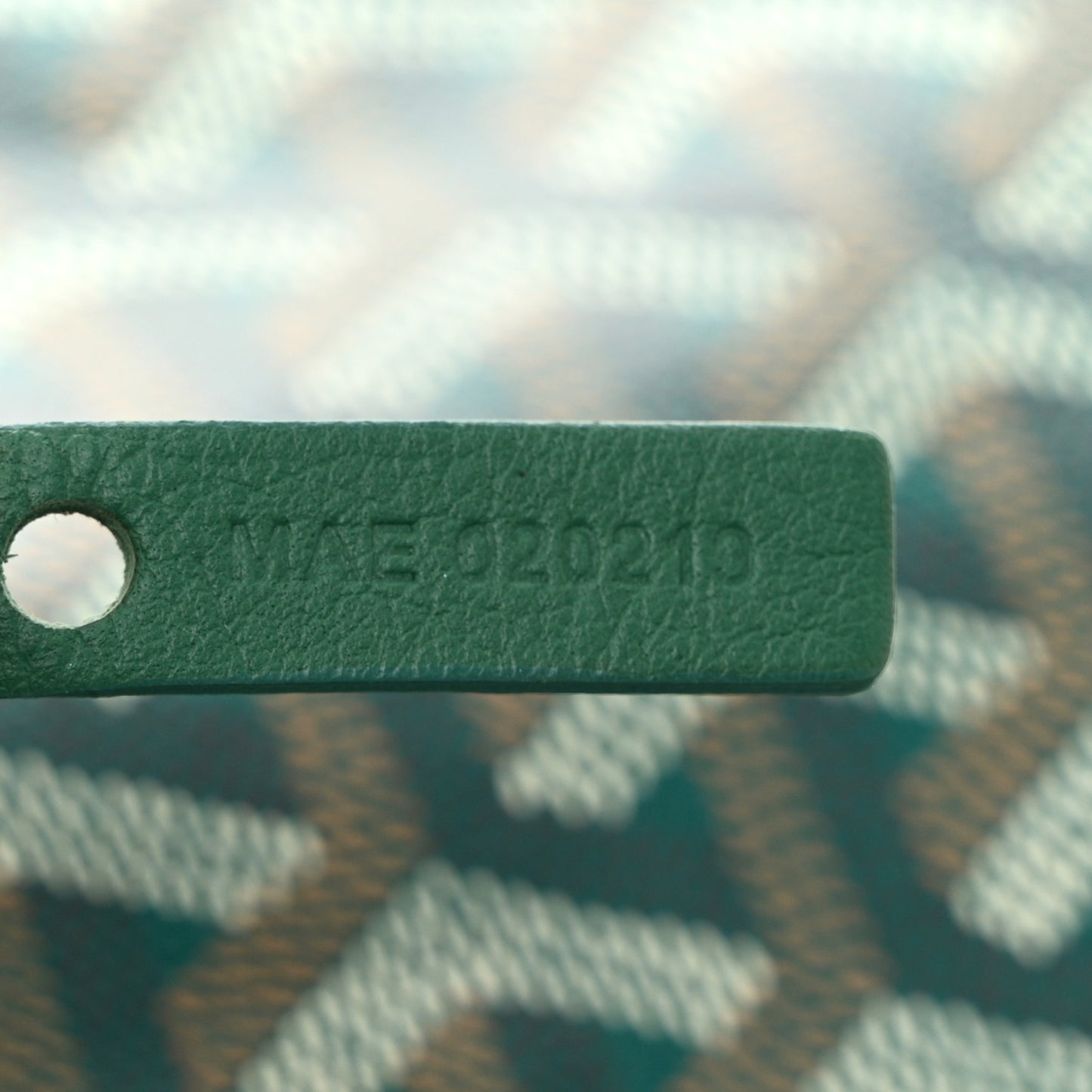Goyardine Reversible Mini Anjou Green