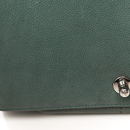 Chanel Iridescent Caviar Quilted Medium Boy Flap Green 14 of 21