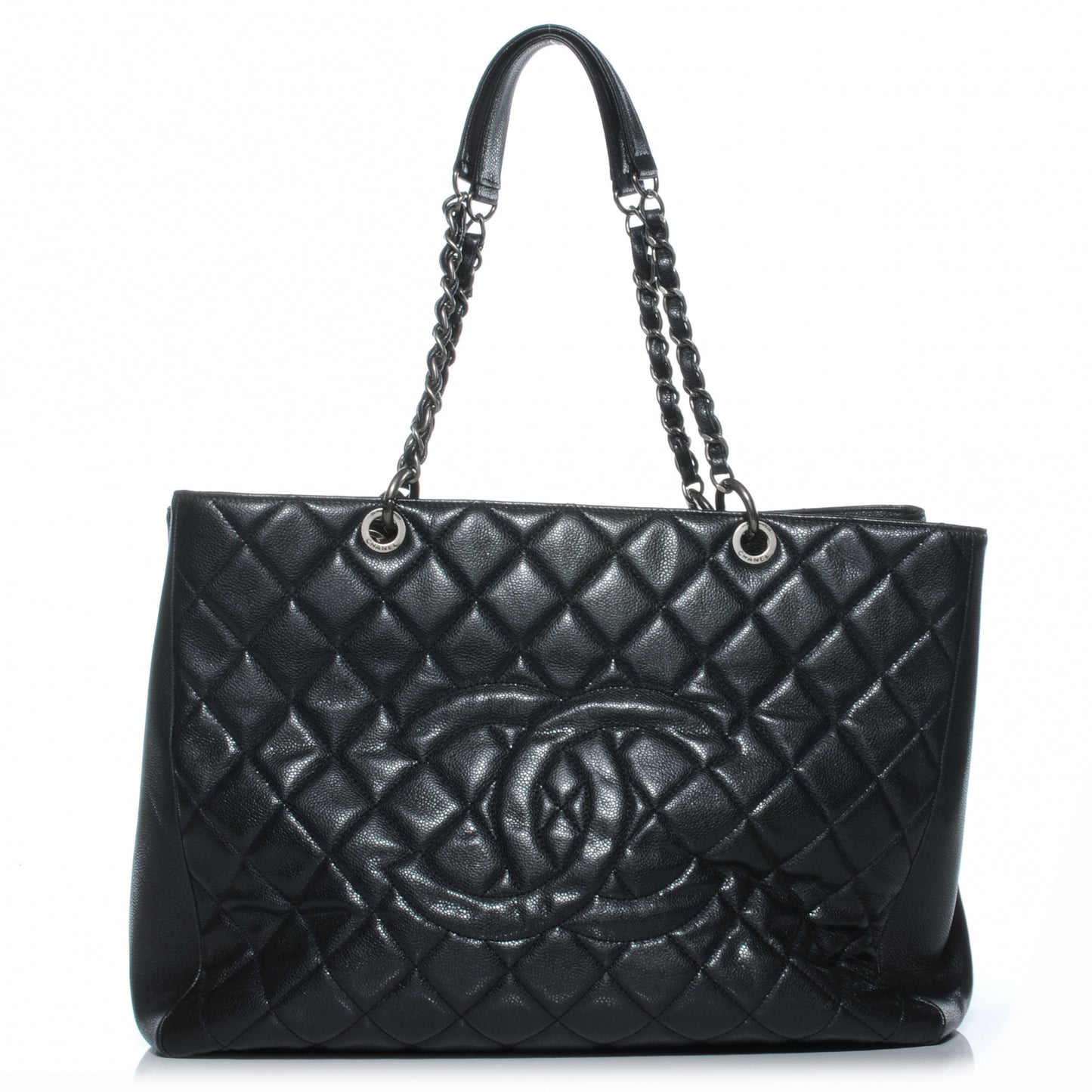 Caviar XL Grand Shopping Tote GST Black
