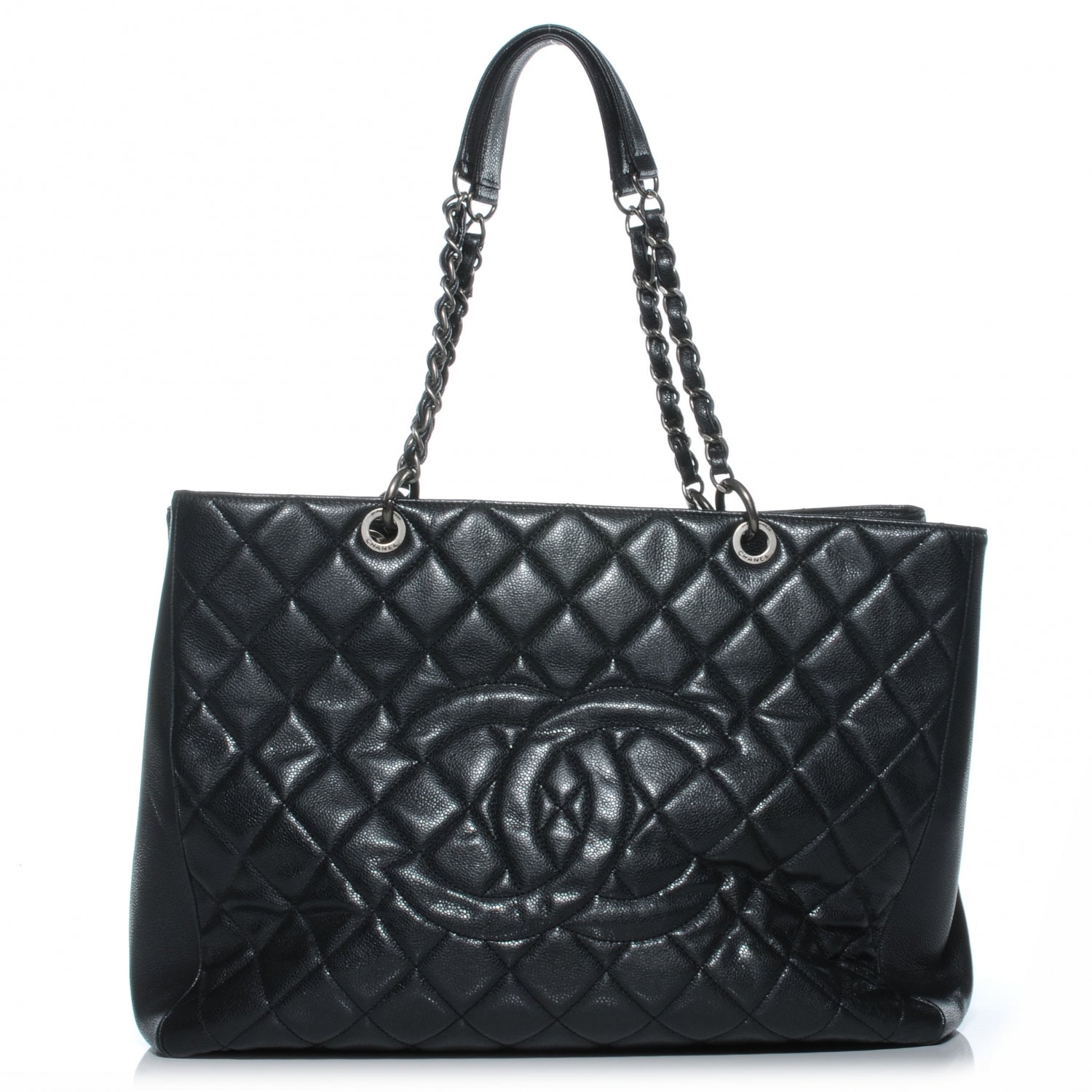 Chanel Caviar XL Grand Shopping Tote GST Black 1 of 7