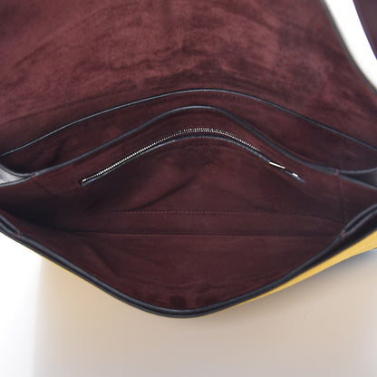 Celine Smooth Calfskin Suede Medium Tri-Color Diamond Shoulder Bag Multi 6 of 8