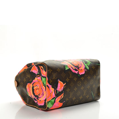Louis Vuitton Monogram Roses Speedy 30 4 of 7