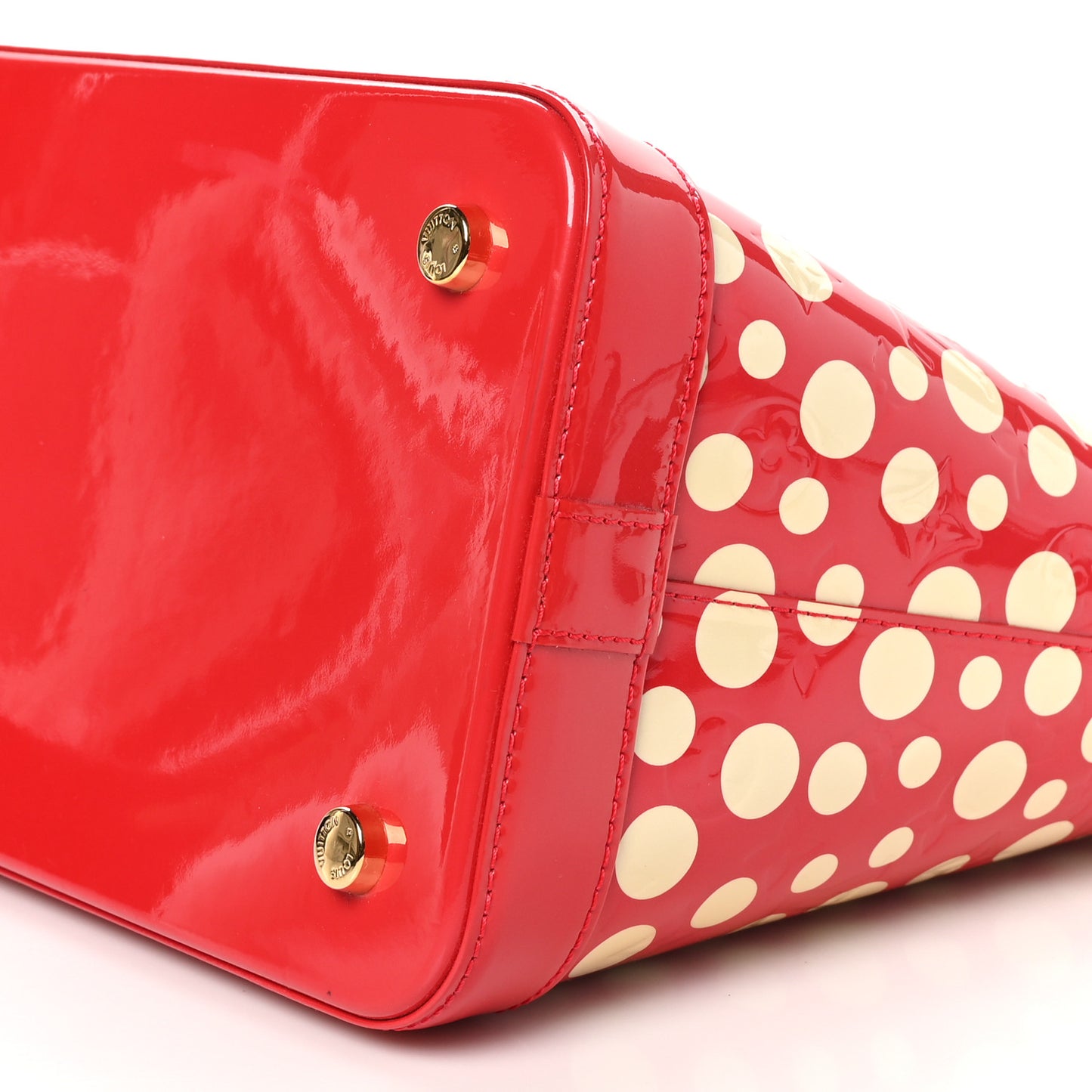 Vernis Kusama Infinity Dots Lockit MM Red