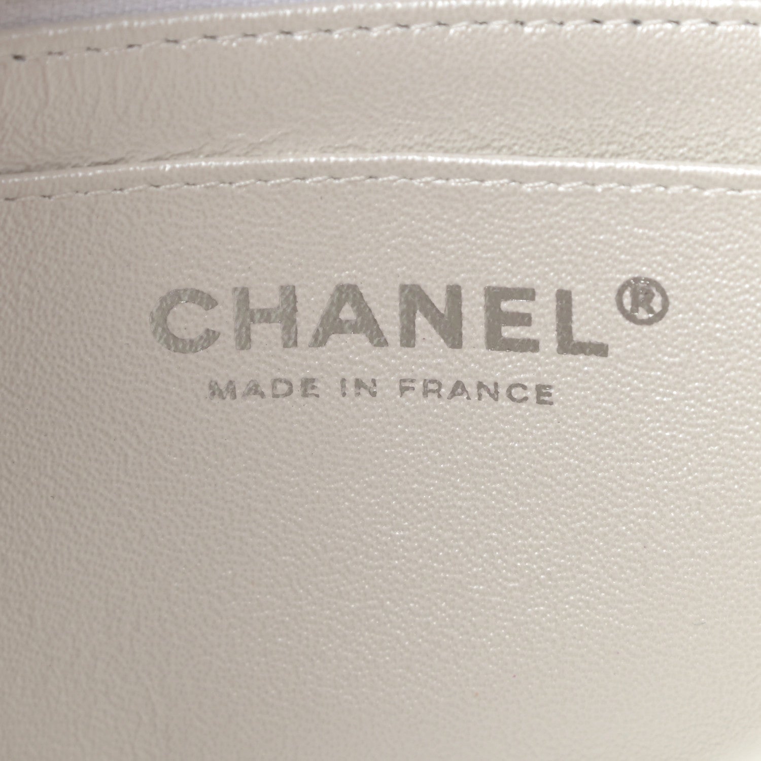 Chanel Iridescent Caviar Quilted Mini Top Handle Rectangular Flap White 8 of 11