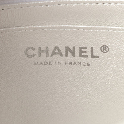 Chanel Iridescent Caviar Quilted Mini Top Handle Rectangular Flap White 8 of 11