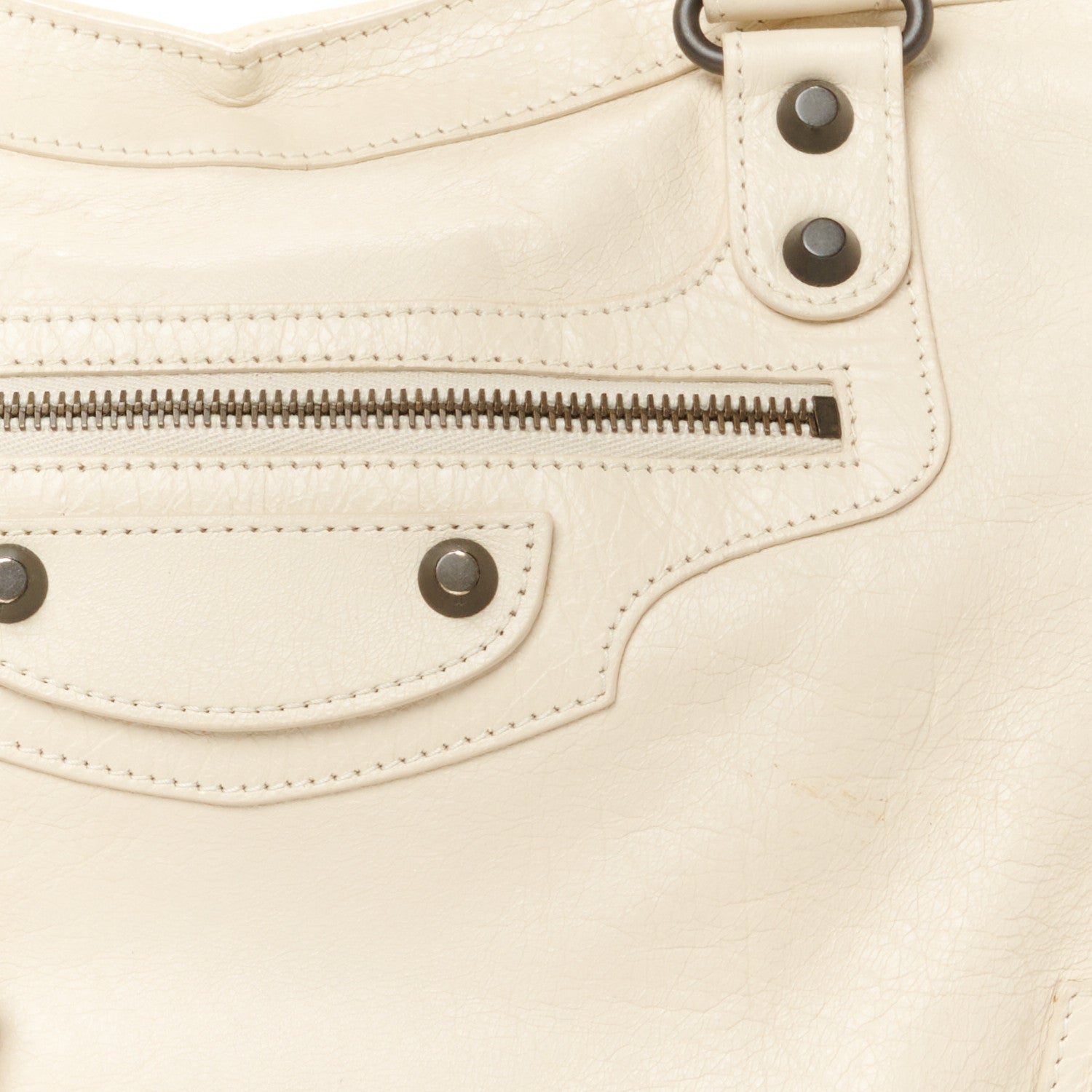 Balenciaga Agneau Classic Hardware City Blanc Creme Light Craie 9 of 12