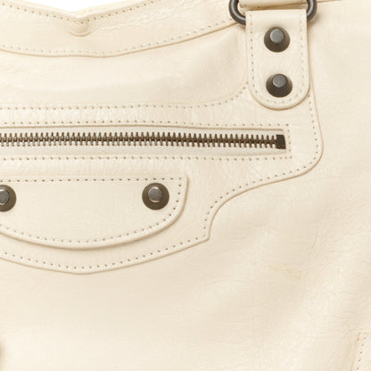 Balenciaga Agneau Classic Hardware City Blanc Creme Light Craie 9 of 12