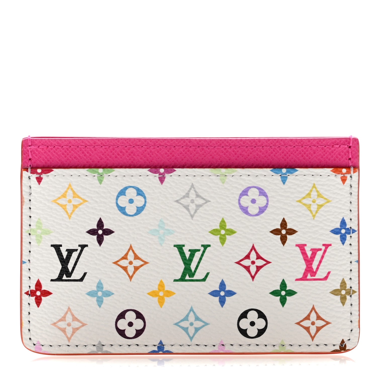 Louis Vuitton LV X TM Monogram Multicolor Card Holder Kawaii Pink 1 of 7