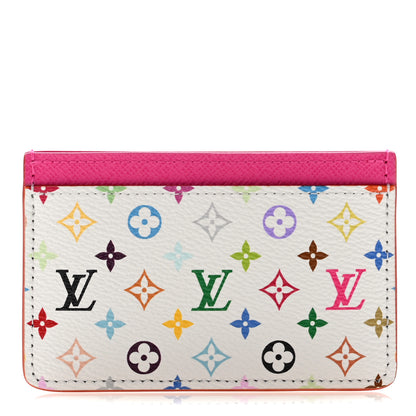 Louis Vuitton LV X TM Monogram Multicolor Card Holder Kawaii Pink 1 of 7