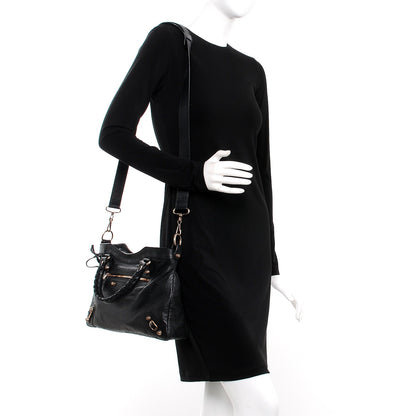 Balenciaga Agneau Giant 12 Rose Gold Hardware Town Black 2 of 7