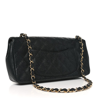 Chanel Caviar Quilted East West Flap Black 3 of 11