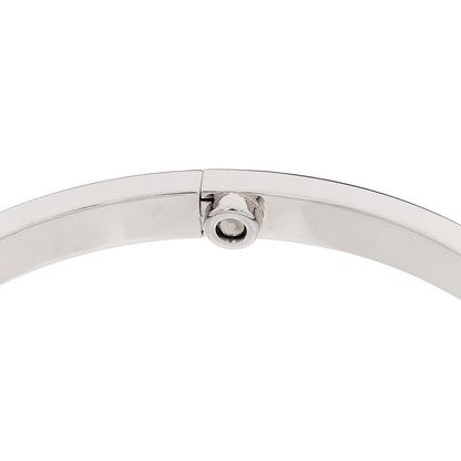Cartier 18K White Gold Small LOVE Bracelet 16 7 of 8