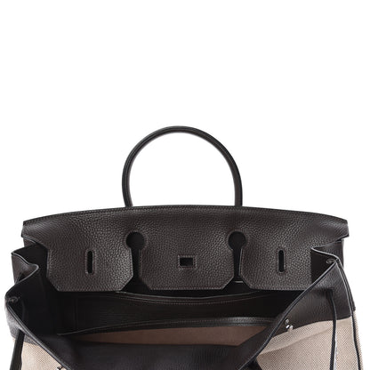 Hermes Toile Togo Birkin 40 Chocolate 13 of 37