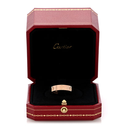Cartier 18K Pink Gold 5.5mm LOVE Ring 58 8.5 5 of 5