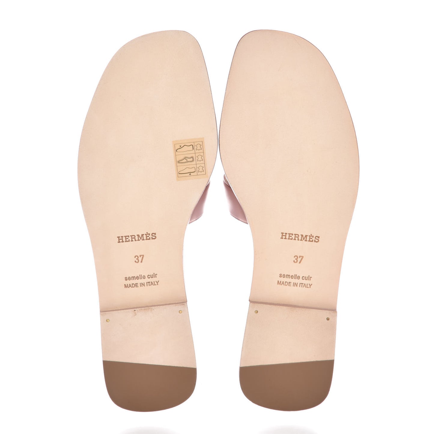 Box Calfskin Oran Sandals 37 Black Vieux Rose
