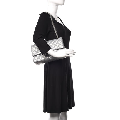 Chanel Metallic Aged Calfskin Quilted 2.55 Reissue 226 Flap Silver 2 of 11
