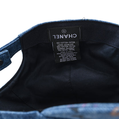 Chanel Denim Mood Cap Hat Blue 8 of 8