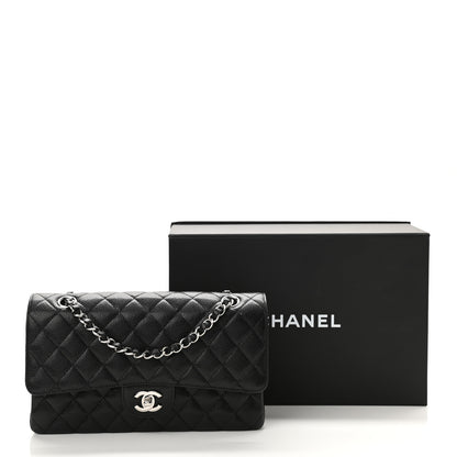 Chanel Caviar Quilted Medium Double Flap Black 11 of 11