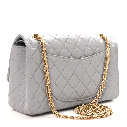 Chanel Aged Calfskin Quilted 2.55 Reissue 225 Flap Grey 3 of 10