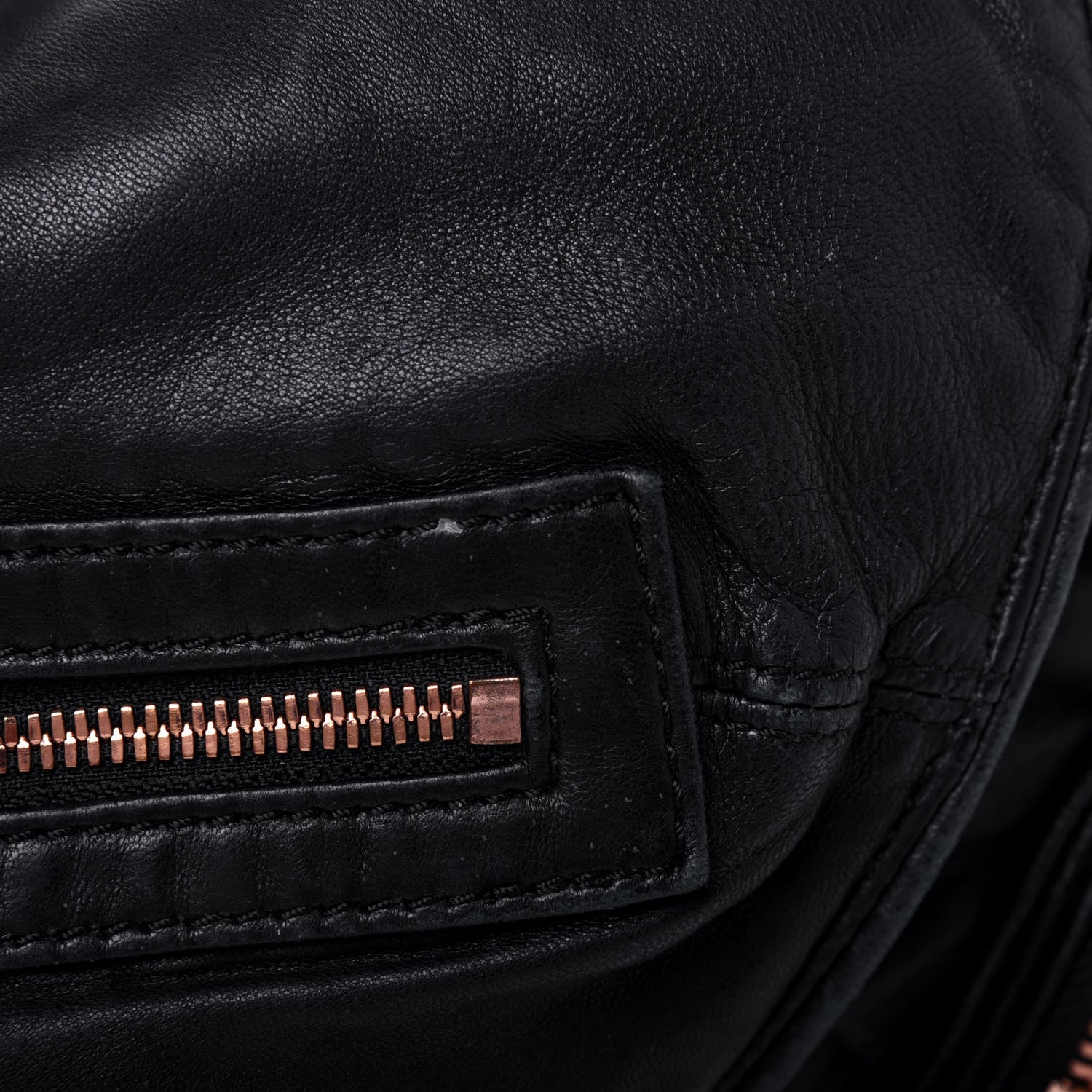 Alexander Wang Lambskin Mini Marti Backpack Washed Black Rose Gold Hardware 20 of 25