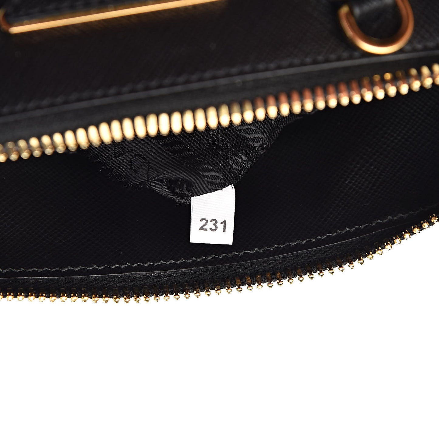 Saffiano Lux Small Promenade Tote Black