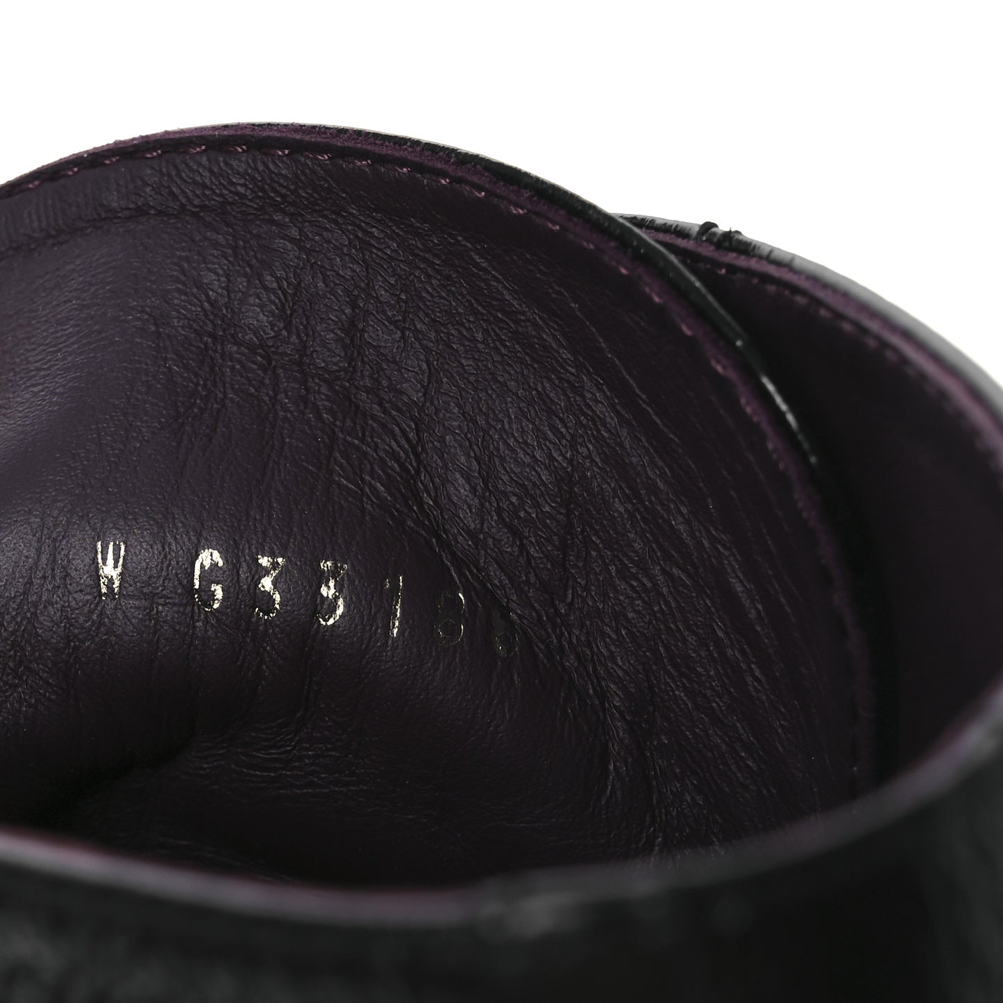 Crackled Calfskin Velvet Pearl Combat Short Boots 37 Black
