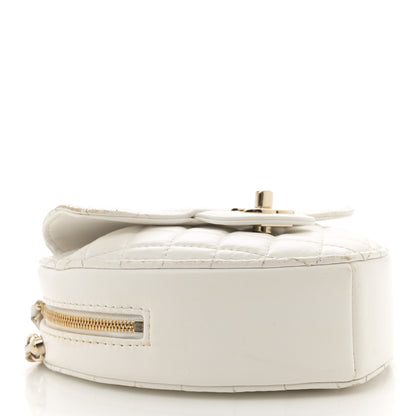 Chanel Lambskin Quilted CC In Love Heart Bag White 4 of 16