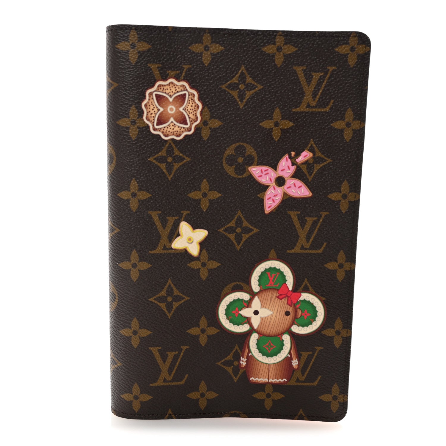 Louis Vuitton Monogram Emily Notebook Cover MM Coquelicot 1 of 6