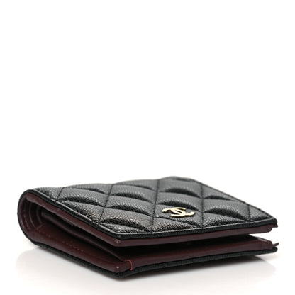 Chanel Caviar Quilted Compact Bifold Wallet Black 4 of 10
