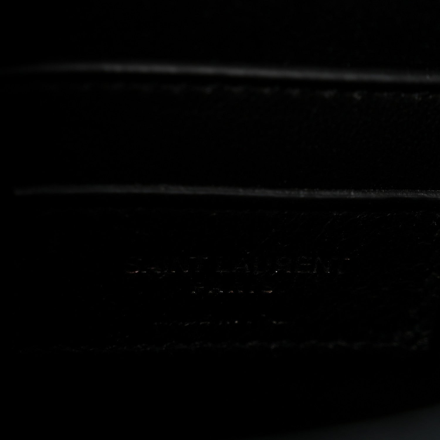 Saint Laurent Crinkled Calfskin Matelasse Monogram Baby Niki Chain Satchel Black 6 of 11