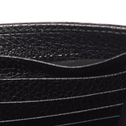 Gucci Dollar Calfskin Interlocking G Chain Wallet Black 9 of 12